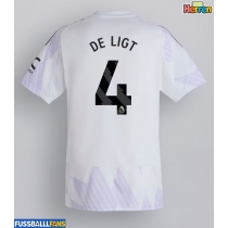 Manchester United Matthijs de Ligt #4 Auswärtstrikot 2025-26 Kurzarm